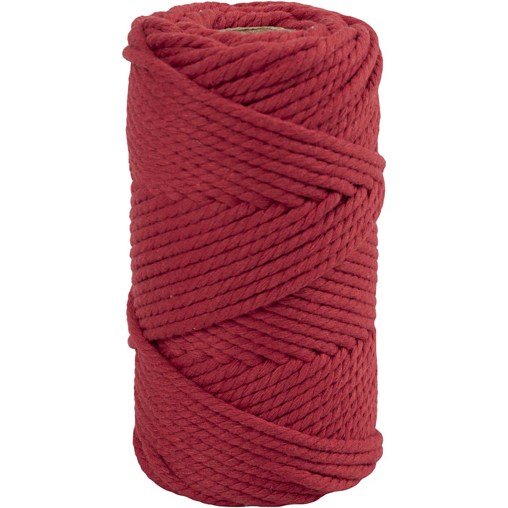 CC Macrame Cord 4mm 55m Red