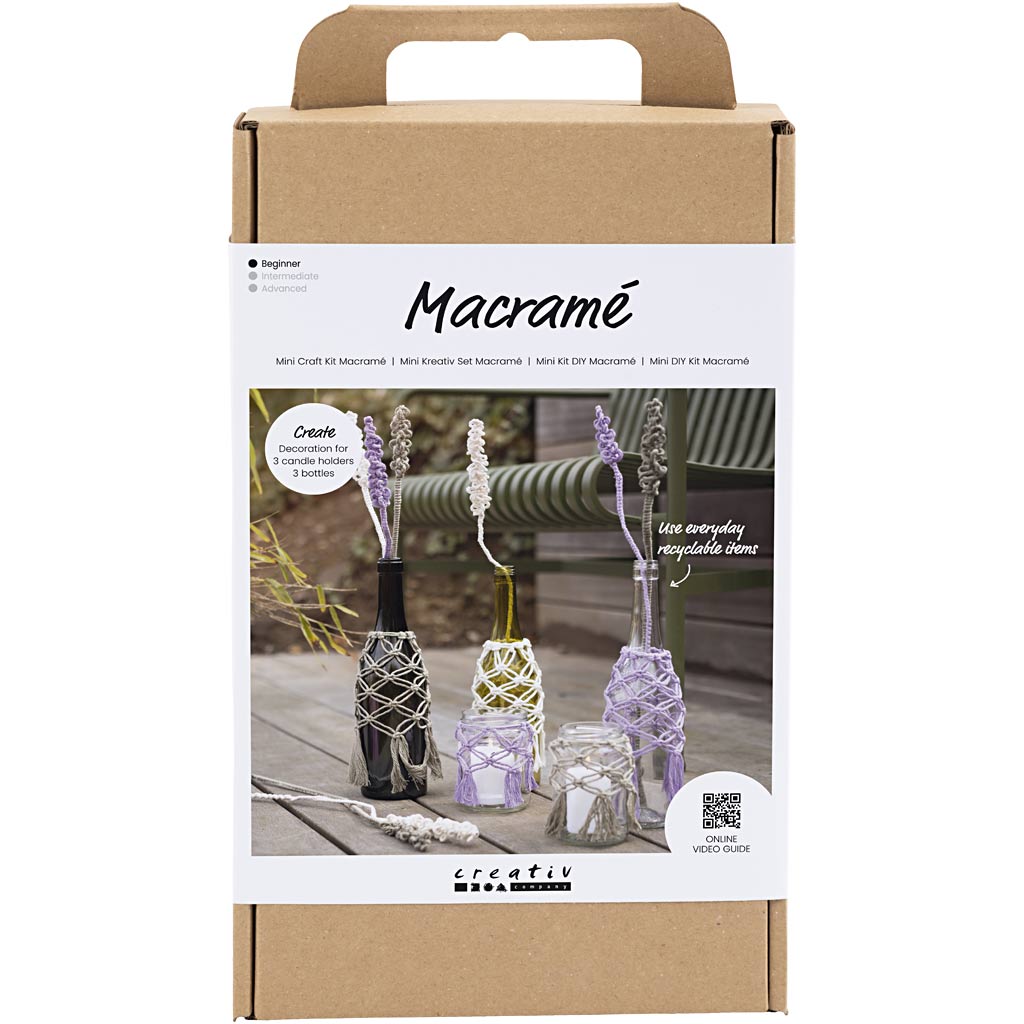 CC Craft Set Macrame Glass Decoration