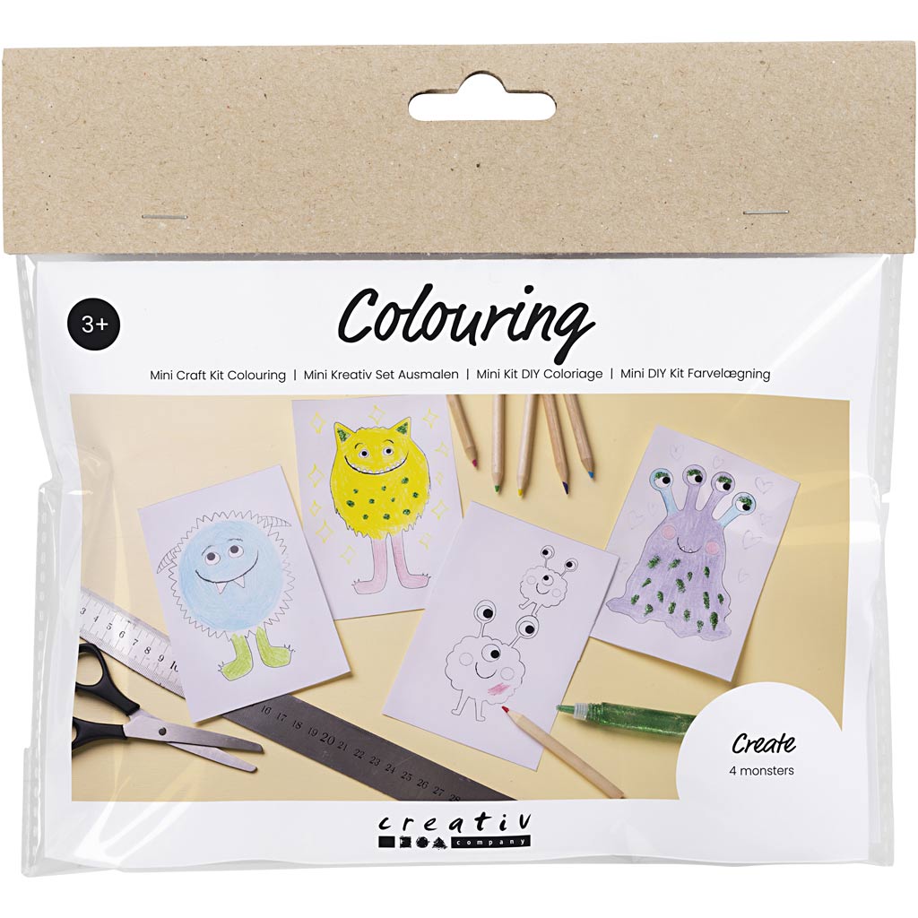 CC Mini Hobbyset Kleuren Monster