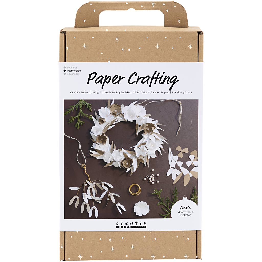 CC Hobbyset Papier Basteln Kranz