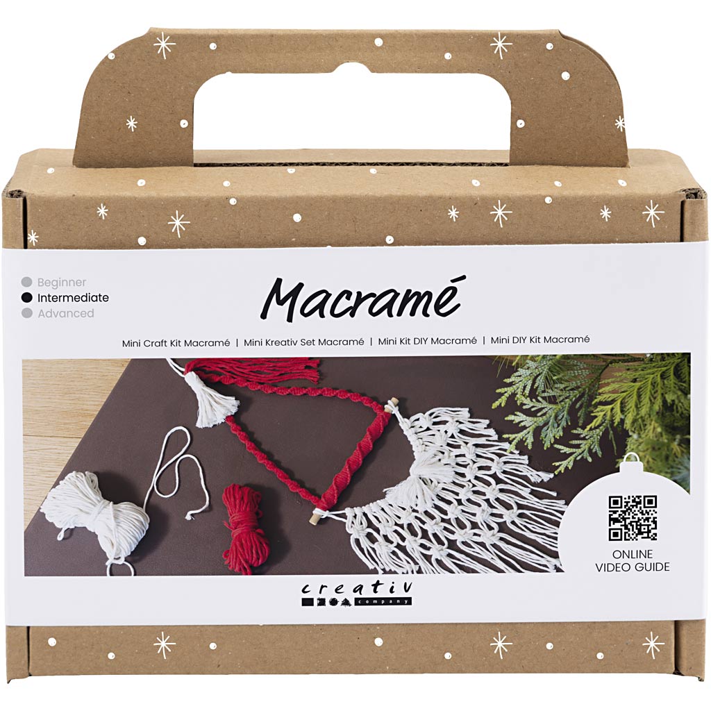 CC Mini Hobbyset Macramé Kerstman