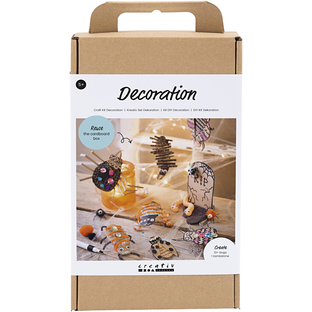 CC Hobbyset Decoratie Halloween Insecten Wormen en Grafstenen