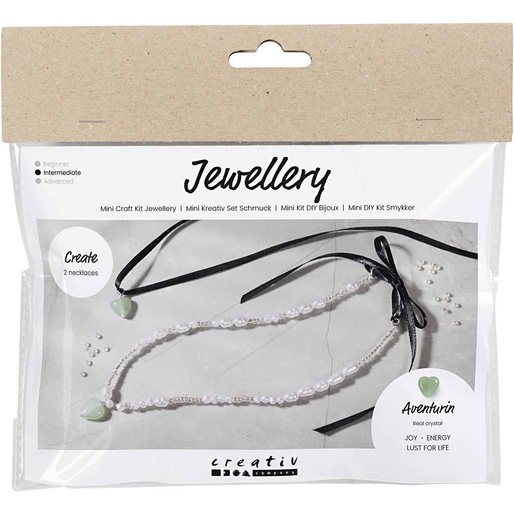 CC Mini Hobby-Set Schmuck Aventurin Herz