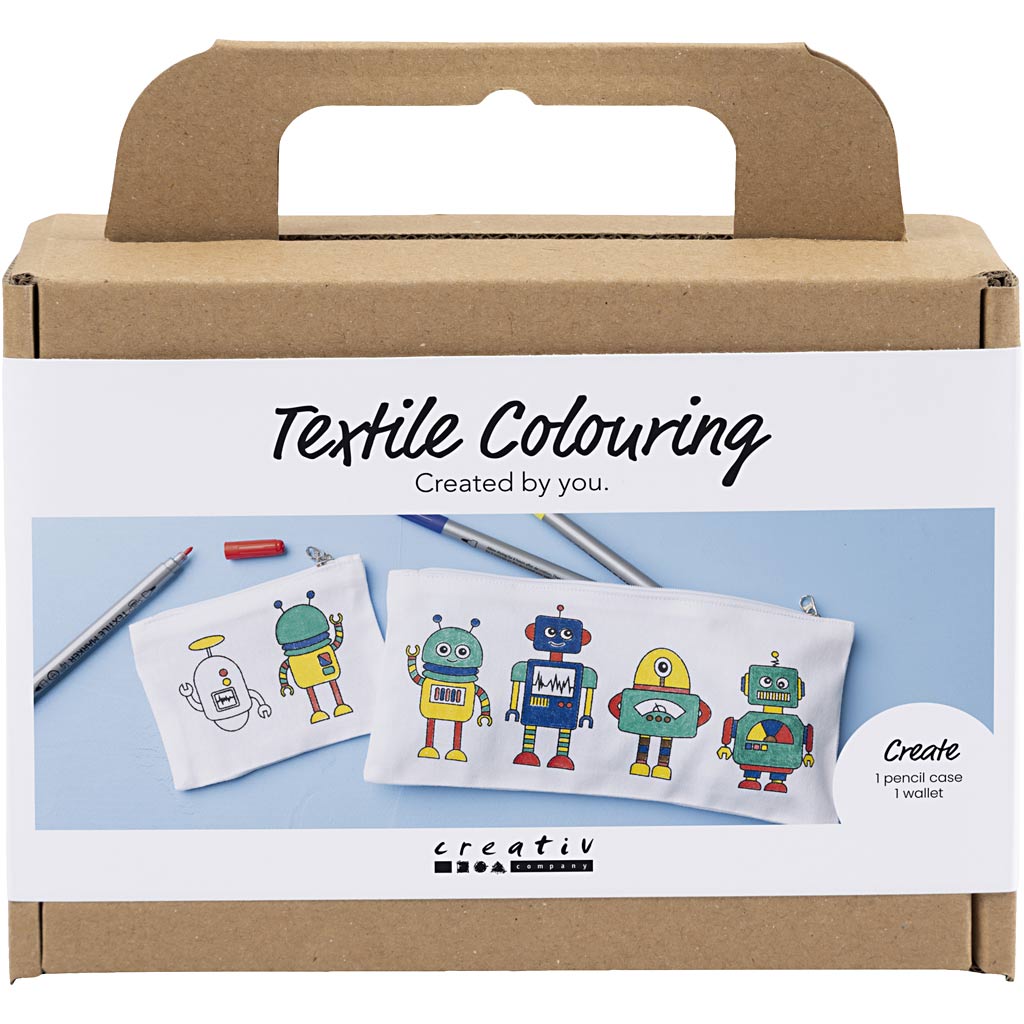 CC Mini Hobbyset Textilmalerei Roboter