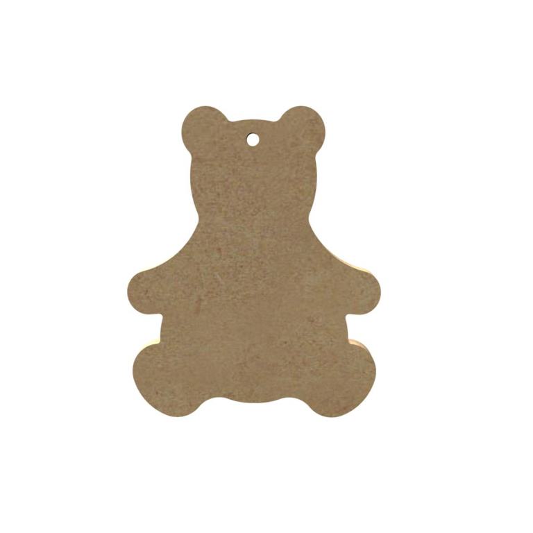 MDF Bear Figure 10 cm