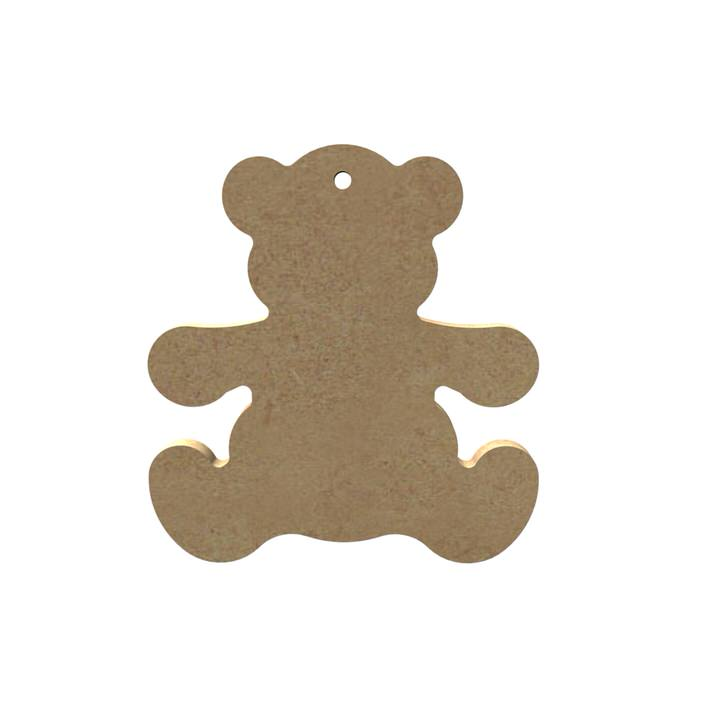 MDF Figuur Beer 10 cm