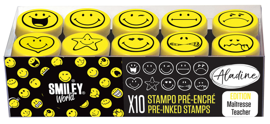 Aladine Stampo Stempelset Smileys Teacher Edition