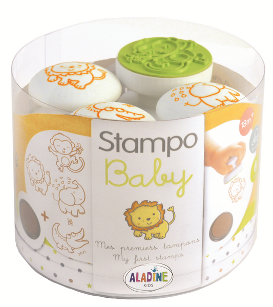Aladine Stampo Baby Jungle Animals Stamps Set of 4