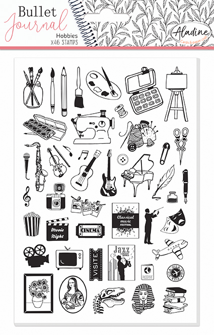 Aladine Stampo Bullet Journal Stempels A5 Hobbies