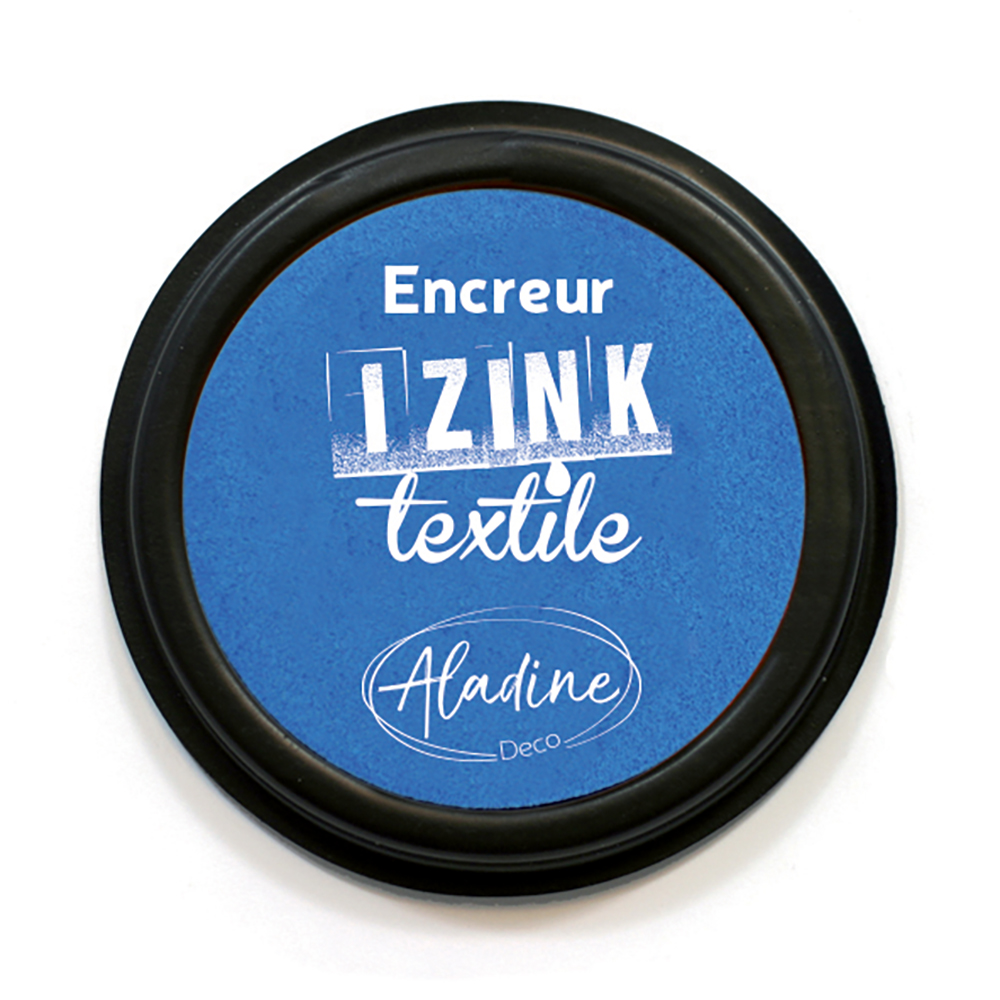 Aladine Izink Inktkussen Textiel Blauw