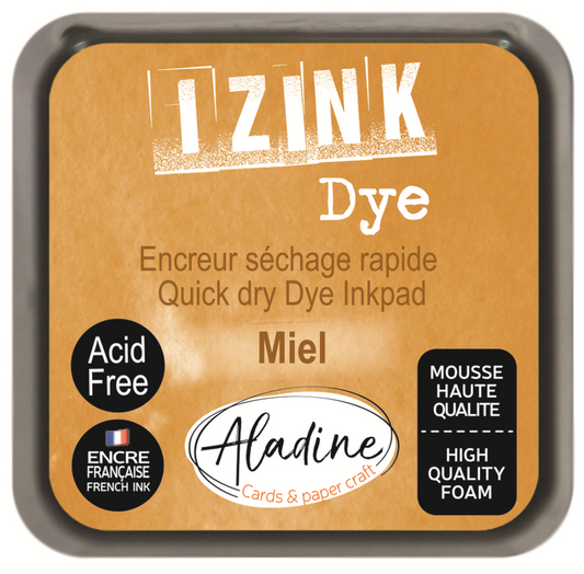 Aladine Izink Dye Pigment Inktkussen 5x5 cm Beige