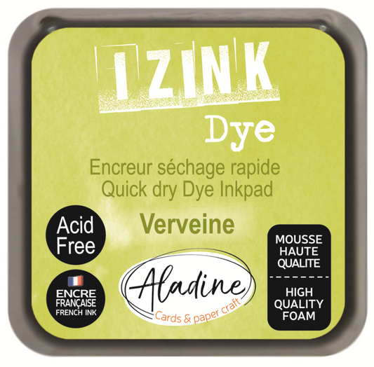 Aladine Izink Dye Pigment Inktkussen 5x5 cm Lichtgroen