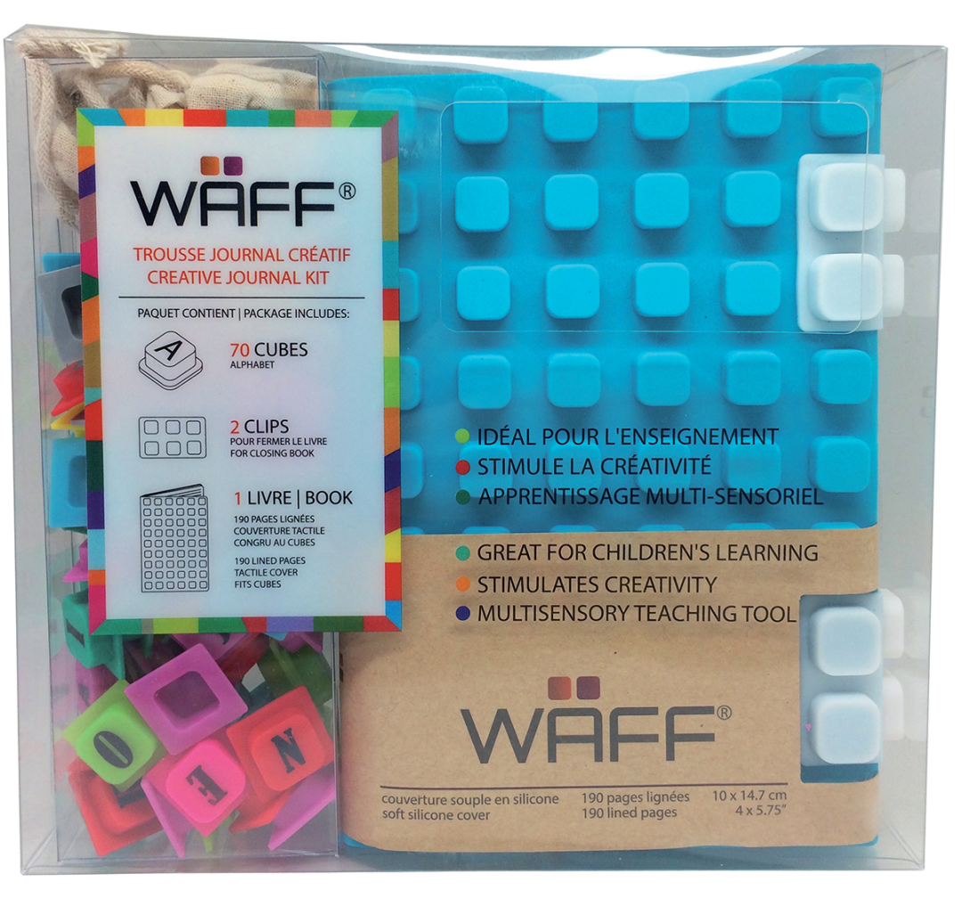 Waff Kreativ-Tagebuch-Set A6 Aqua