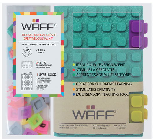 Waff Creatief Dagboek Set A6 Glitter Groen