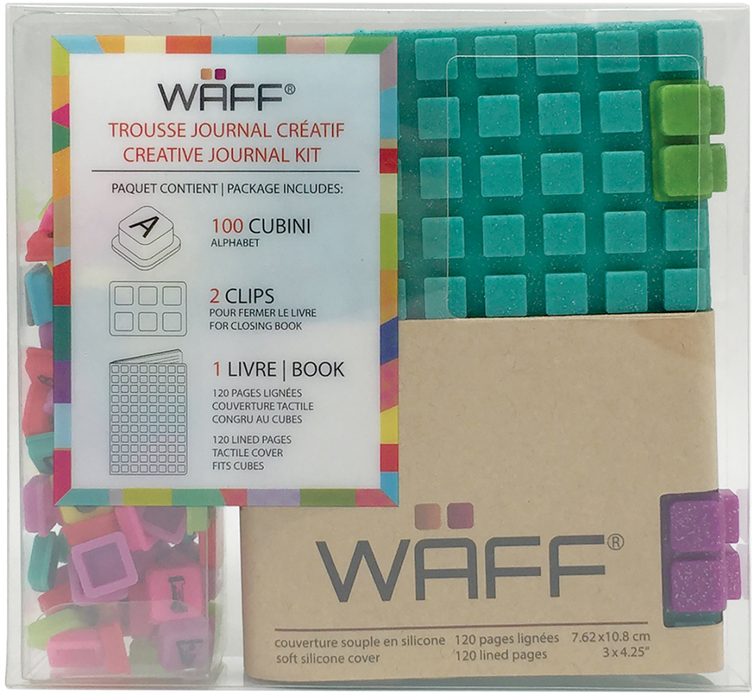 Waff Creatief Dagboek Set A7 Glitter Groen