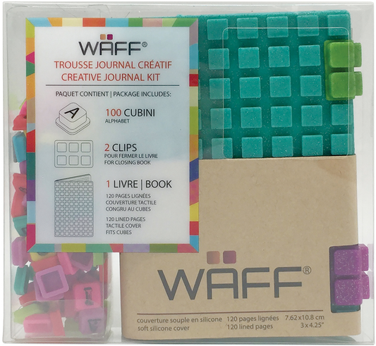 Waff Creatief Dagboek Set A7 Glitter Groen