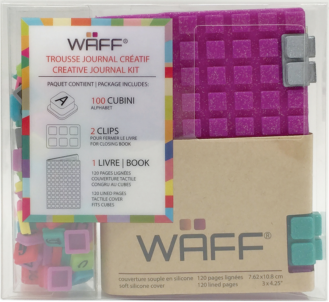Waff Creatief Dagboek Set A7 Glitter Roze