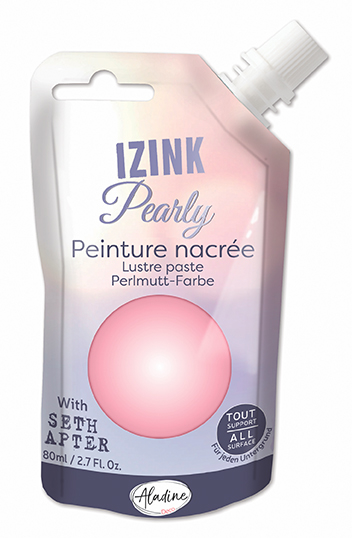 Aladine Izink Pearly Parelmoerverf 80 ml Pastel Roze