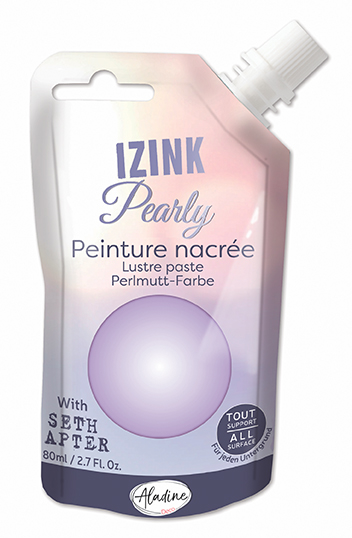 Aladine Izink Pearly Parelmoerverf 80 ml Pastel Paars