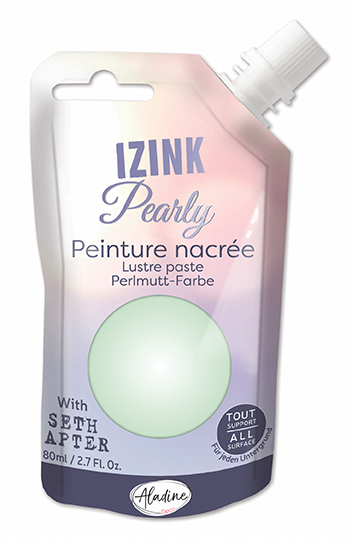 Aladine Izink Pearly Parelmoerverf 80 ml Pastel Groen