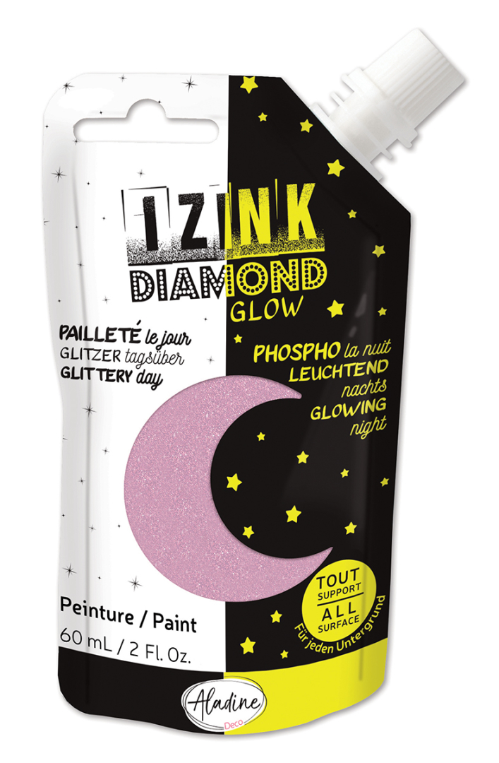 Aladine Izink Diamond Glow 60 ml Roze