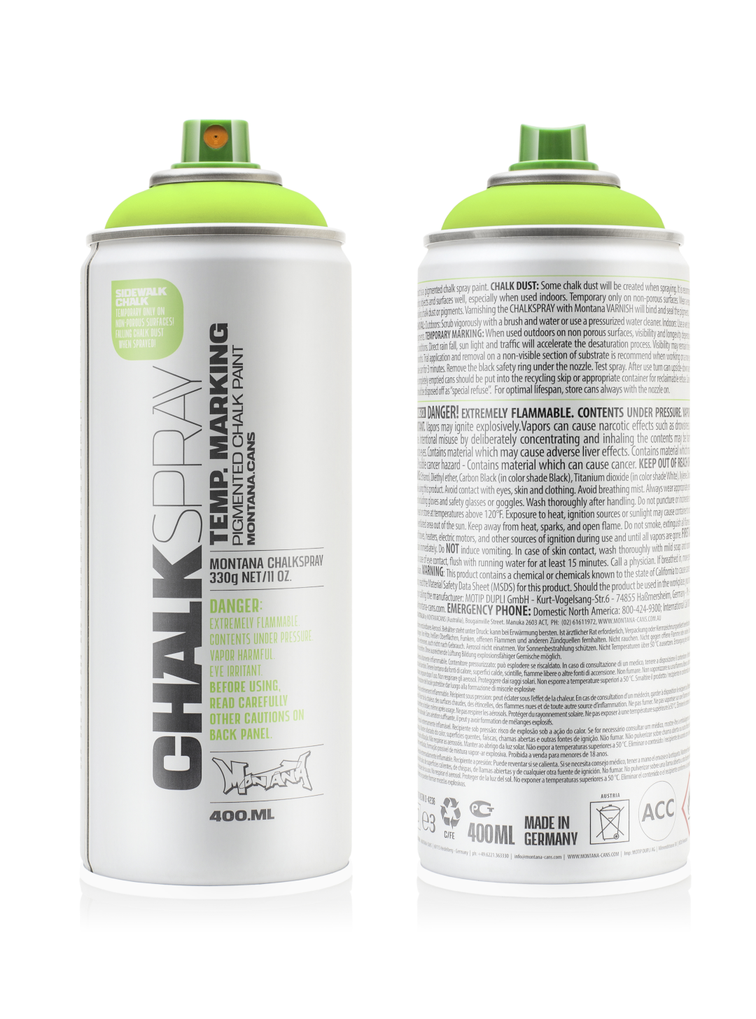 Montana Kreidespray 400 ml Grün