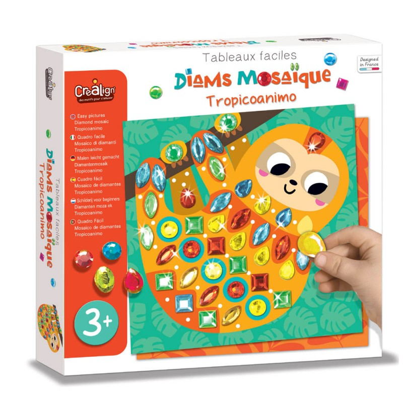 Crealign Diamond Mosaic Tropical Animals