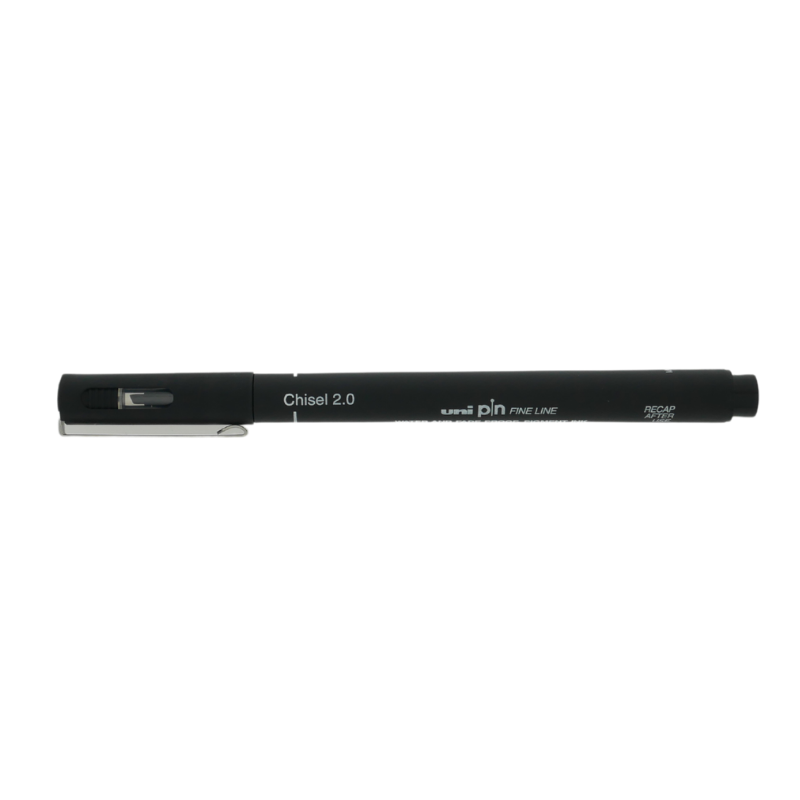 Uni Pin Fineliner Keil 2,0 mm Schwarz