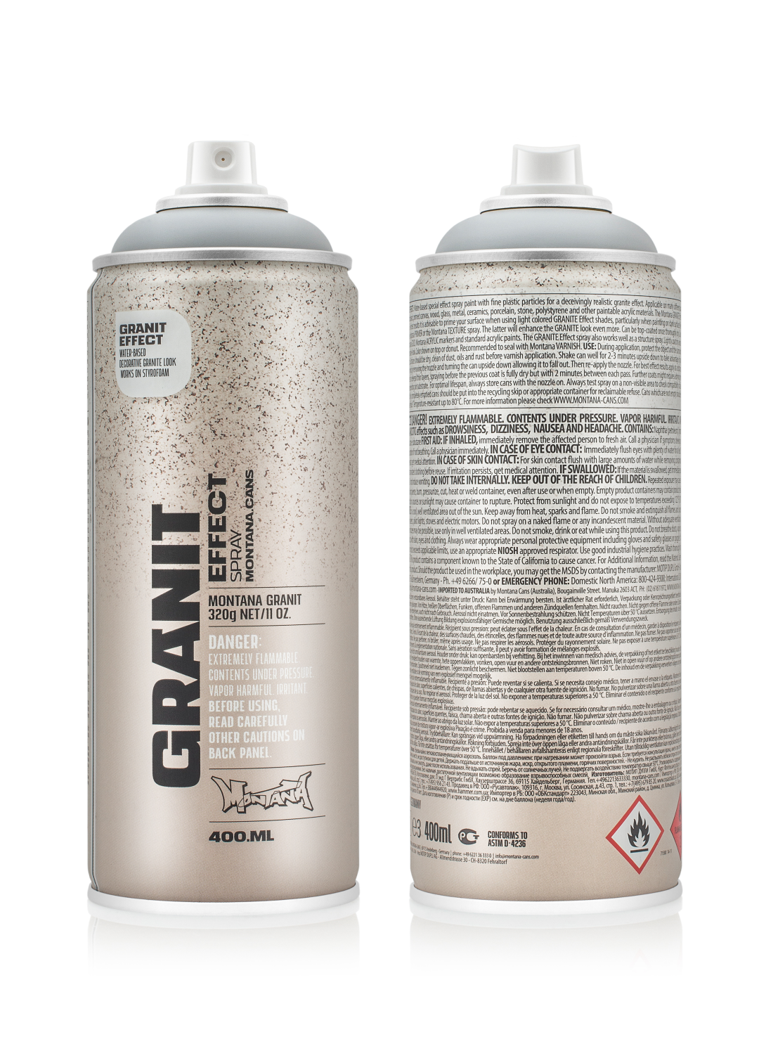 Montana Effect Spray 400 ml Graniet Lichtgrijs