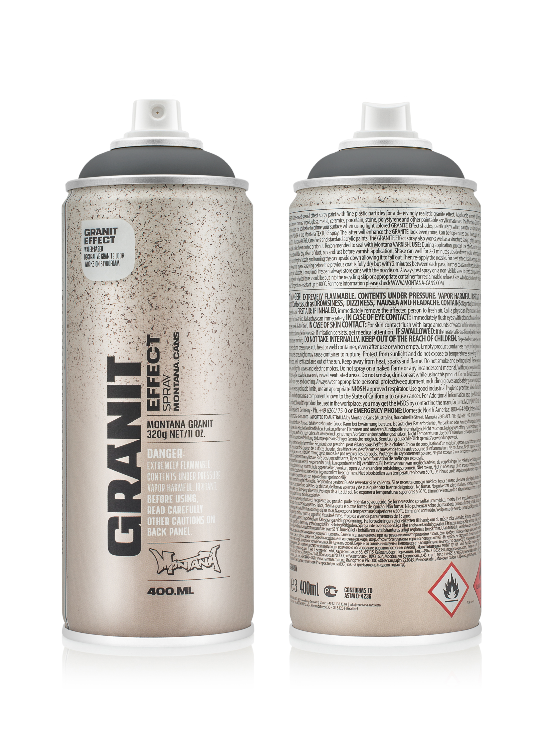 Montana Effect Spray 400 ml Graniet Grijs