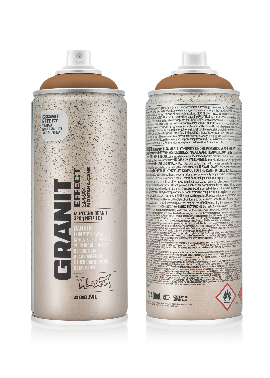 Montana Effect Spray 400 ml Granit Braun
