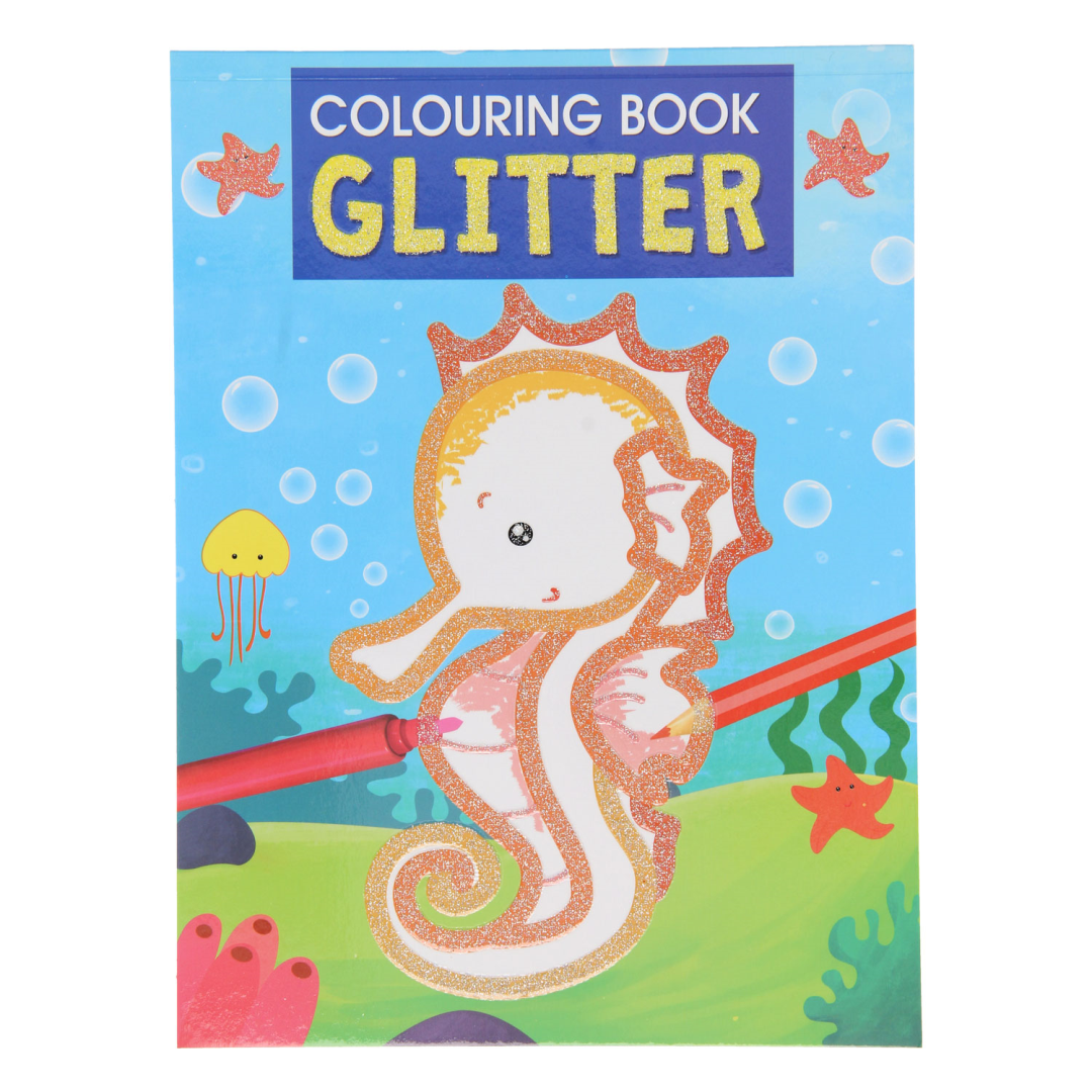 Wins Glitter Kleurboek Onderwater A5