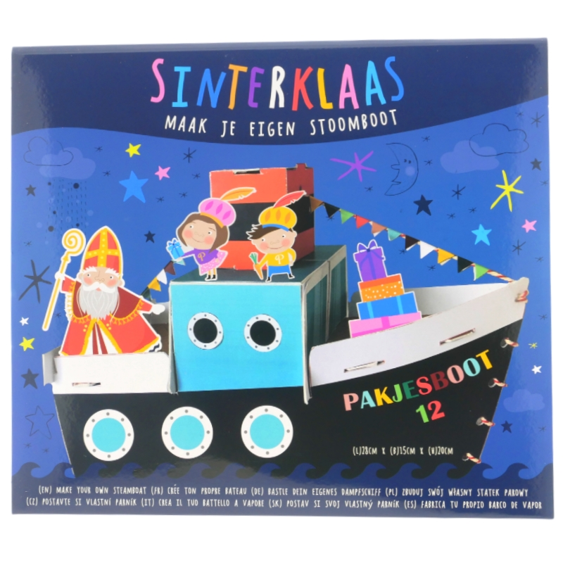 Win Sinterklaas Make your own Steamboat 28 x 15 x 20 cm