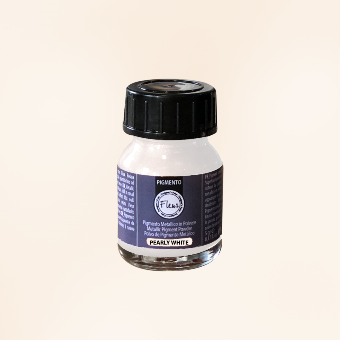 Fleur Epoxy Pigmentpoeder 5 gr Parel Wit