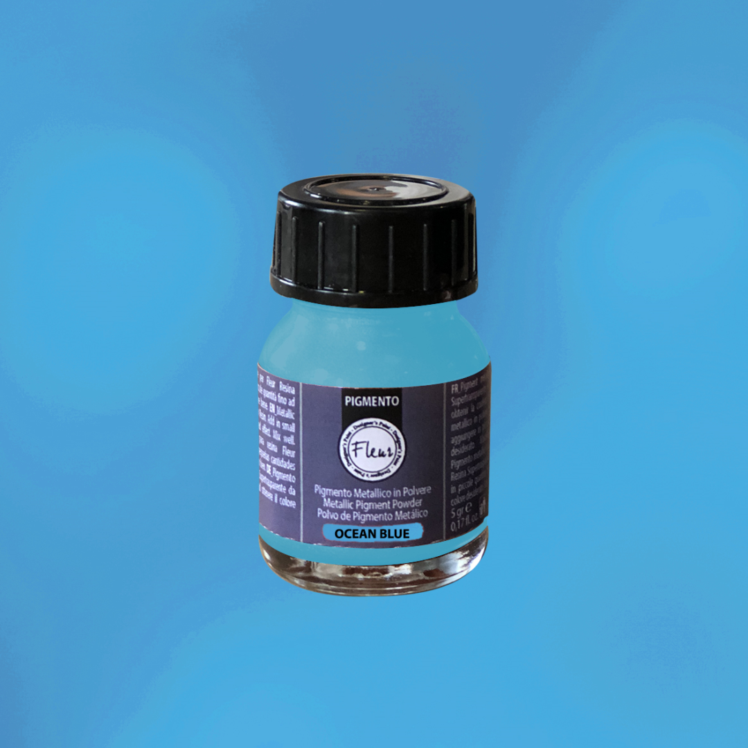 Fleur Epoxidharz Pigmentpulver 5 g Ozeanblau