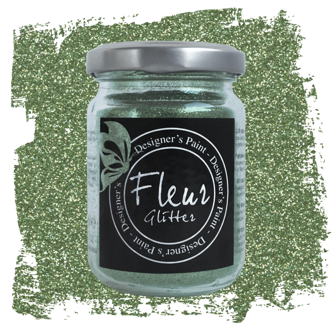 Fleur Glitter 90 gr Salie Groen
