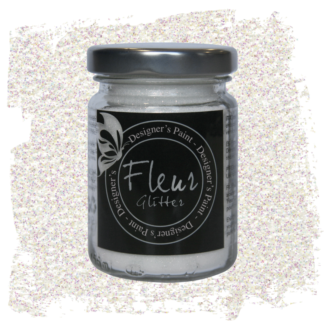 Fleur Glitter 90 gr Wit Regenboog