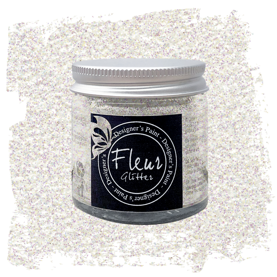 Fleur Glitter 40 gr Wit Regenboog