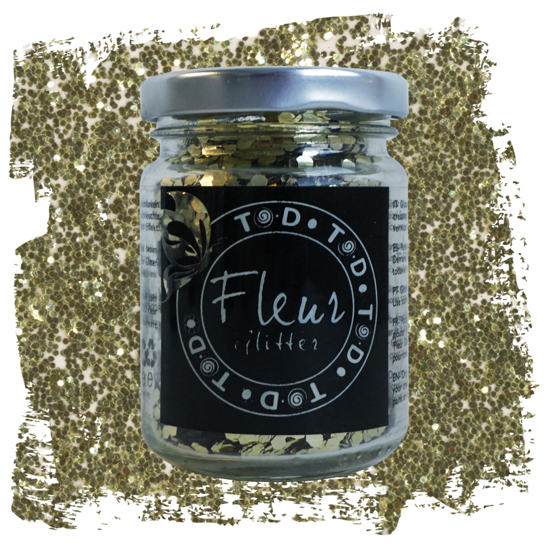 Fleur Glitter 90 g Oktagon Gold