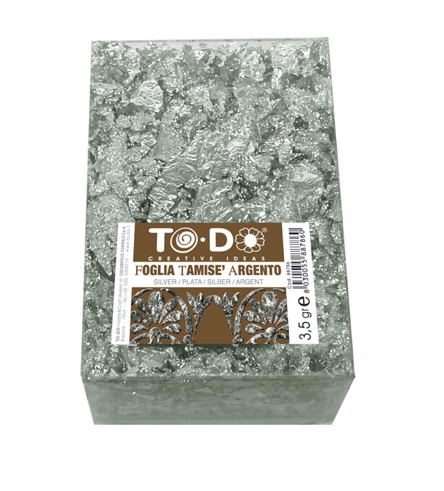 Fleur Epoxidfolienflocken 3,5 g Silber
