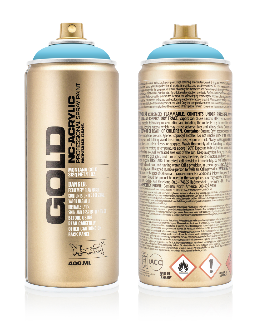 Montana Gold Spuitbus 400 ml Baby Blue