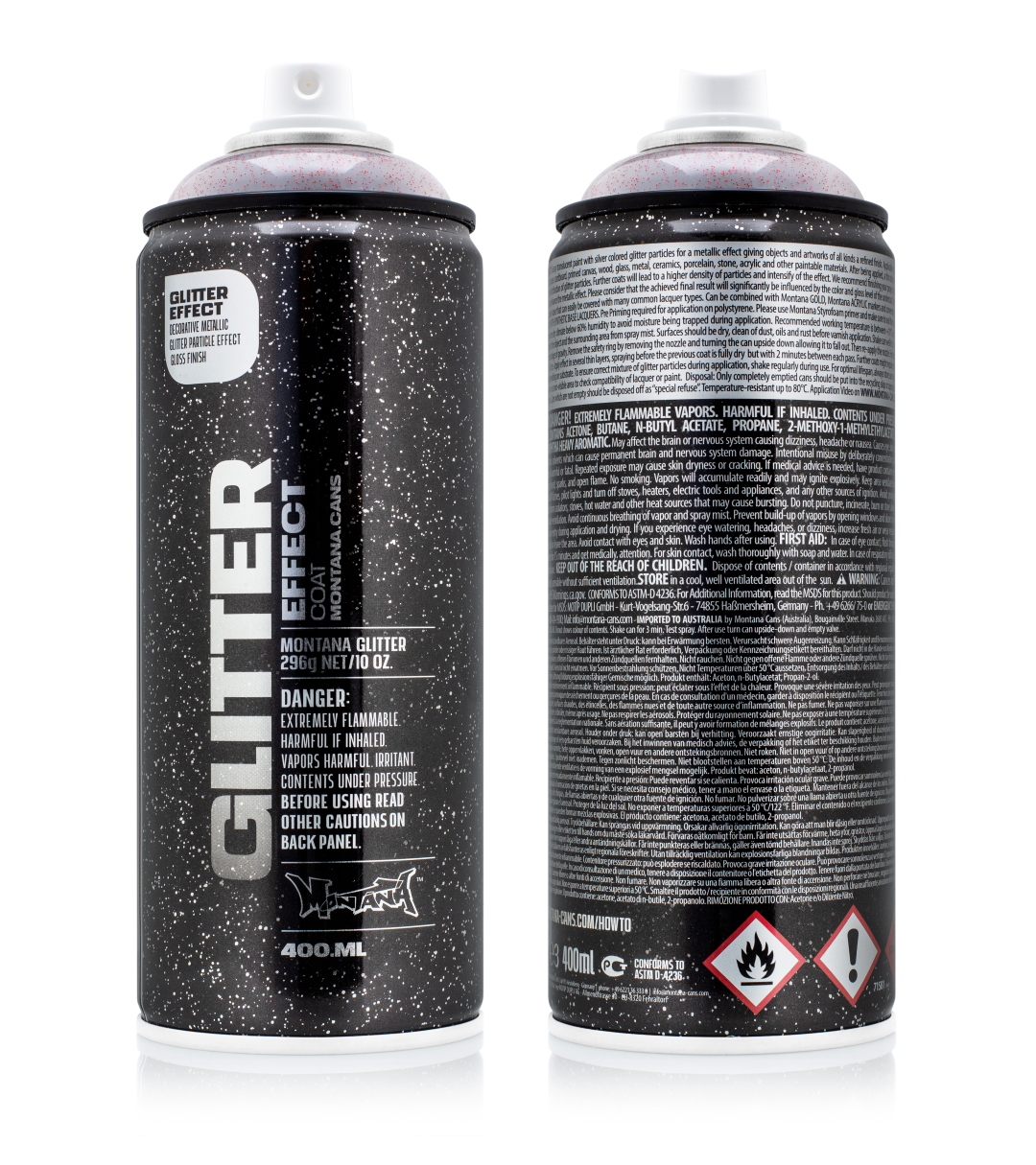 Montana Effect Spray 400 ml Glitter X-Mas Rot