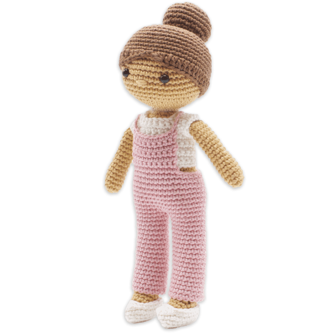 Hardicraft Crochet Kit Girl Rose 23 cm