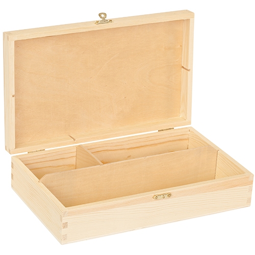 Holz Zeichenkasten 27x16x6,5 cm