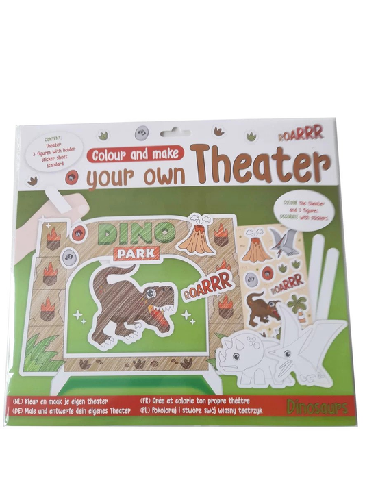 Wins Bouwset Maak Je Eigen Theater 30,5x27,7 cm Dinosaurus