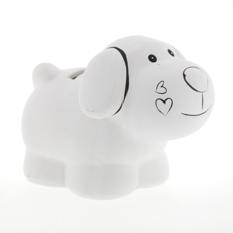 Pincello Sparschwein Keramik Welpe 9 cm
