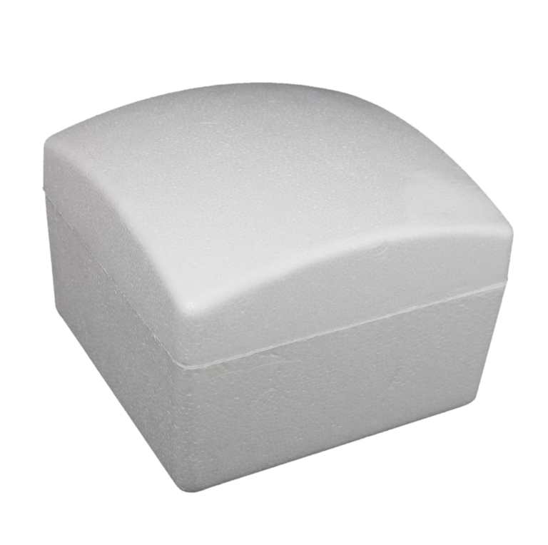 Styroporkarton Quadratisch 13,5x13,5x8 cm
