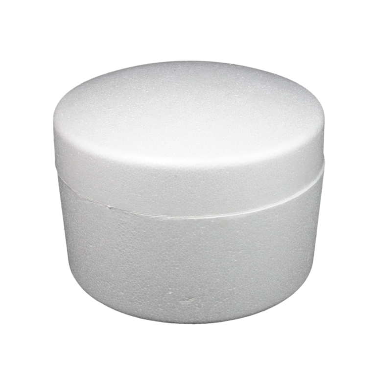 Styropor Doos Rond 13,5x8 cm
