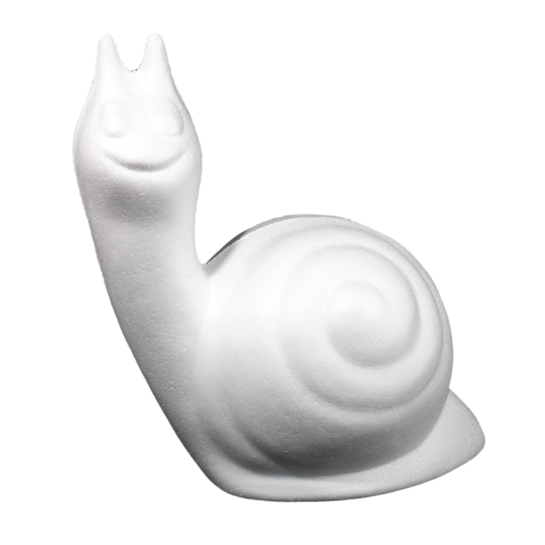 Styropor Schnecke