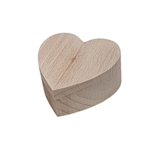 Heart Box with Swivel Lid 5.5x5.5x2.7 cm